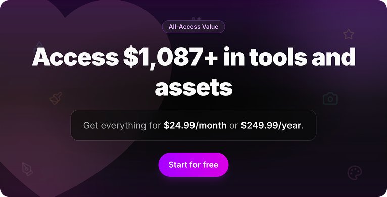 Access $1,087+ in After Effects & Premiere Pro plugins, tools, and assets