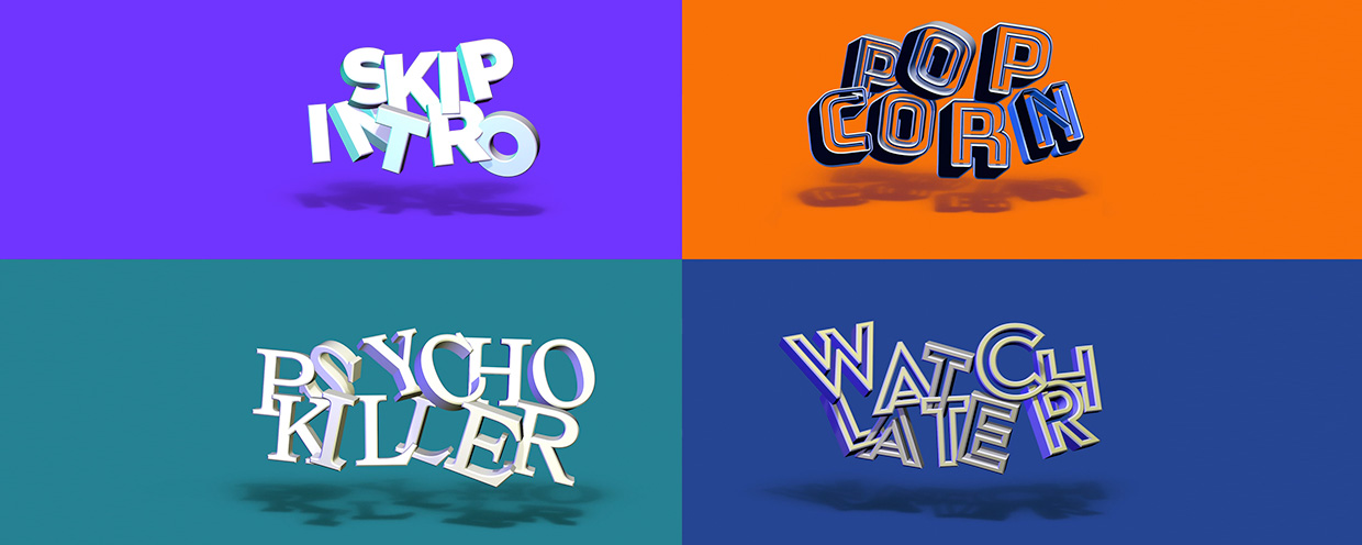  3D text animation intro | After Effects Project