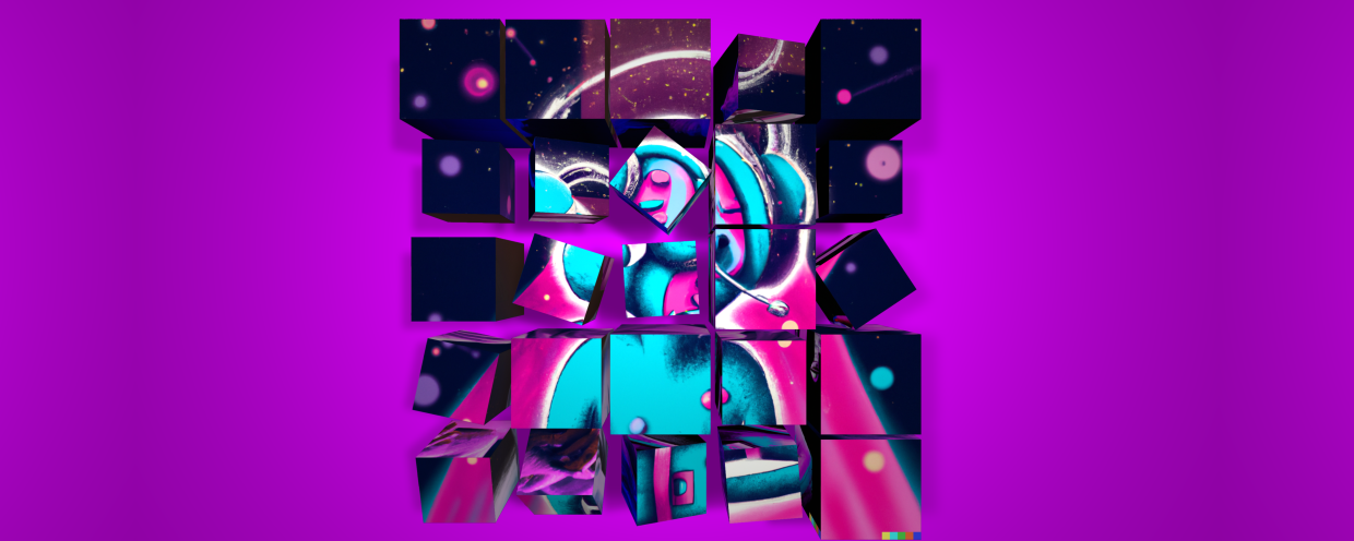 3d Rotating Cubes